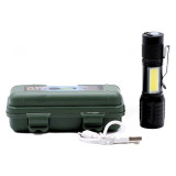 Фонарь ручной KW-535Z/BL-F-535 USB (в пласт.чехле)