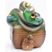 Копилка Змея на сундуке 22см КЗС-22 Копилка Змея на сундуке 22см КЗС-22