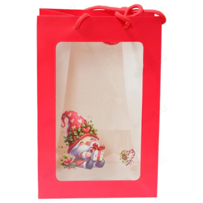 Пакет подарочный 20*30 бумага LPD-6954 Новый год-1