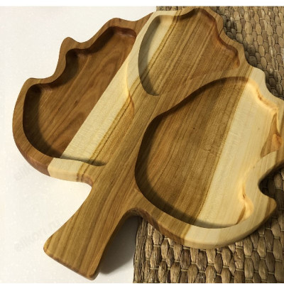 Менажница дерево Кленовый лист-1