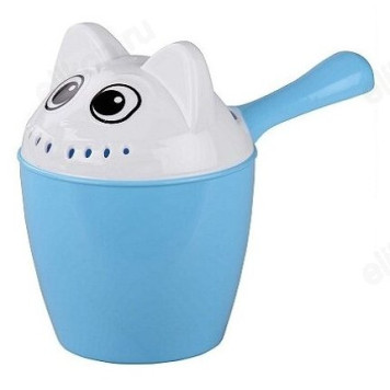 Ковш с крышкой пластик Котофей 1л М6476