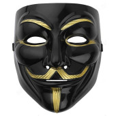 Игрушка маска для лица черная
