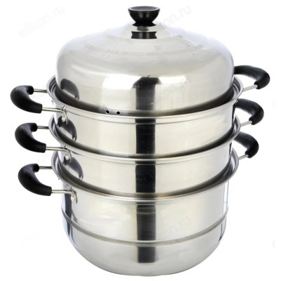 Мантоварка стальная d28см 3секции