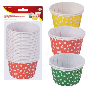 Форма для выпечки Маффин-горошек 25шт МТ8-96