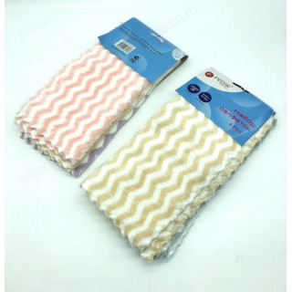 Тряпка 25*25 микрофибра 3шт арт.МВ-002