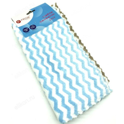 Тряпка 30*30 микрофибра 2шт арт.МВ-010