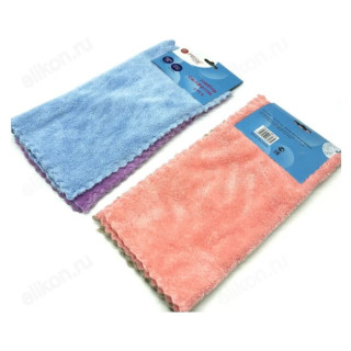 Тряпка 30*30 микрофибра 2шт арт.МВ-012