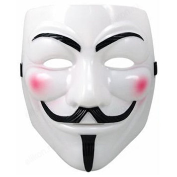 Игрушка маска для лица белая