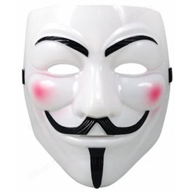 Игрушка маска для лица белая