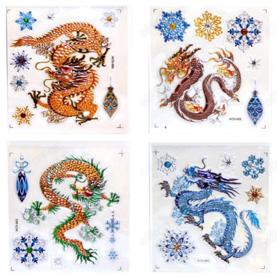 Наклейка на стекло Символ года 2024