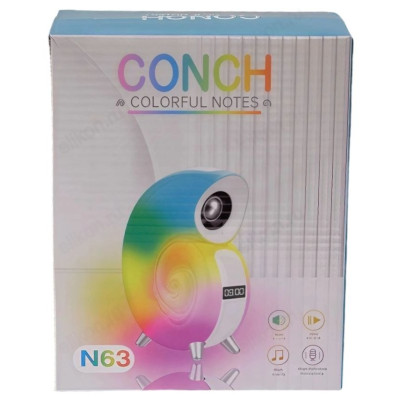 Будильник-ночник акустика CONCH N63-7