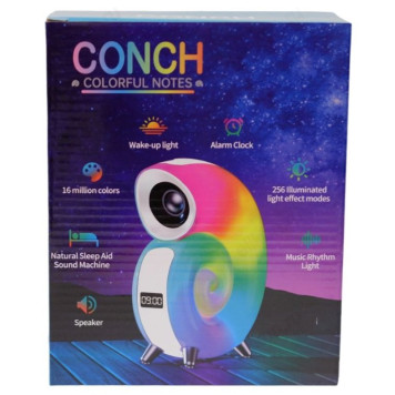 Будильник-ночник акустика CONCH N63-9