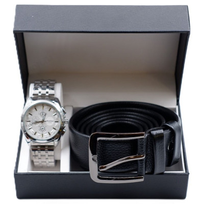 Набор подарочный НЧР-159502 часы, ремень
