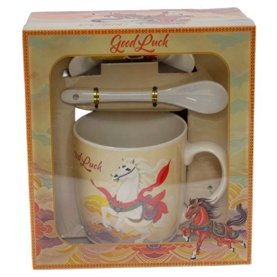 Кружка НГ НК-2354 подарочная упаковка (блюдце, ложка)-4