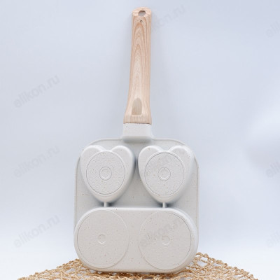 Сковорода для омлета 24см NLB23-33 сердечки-4