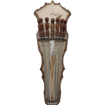 Набор Щит Гранд 6 шамп.+нож вилка