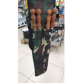 Набор МИНИ для туриста шампуры в чехле 4 шампур+мангал+кочерга