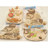 Ключница-панно "Оберег" дерево