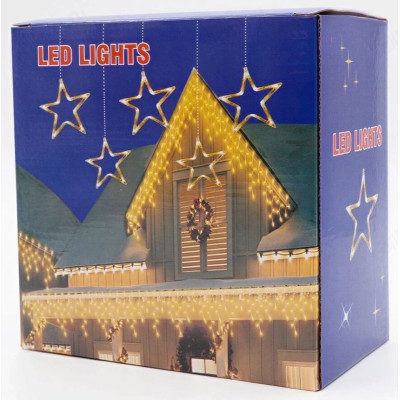 Гирлянда Звезда P122 P122-Зт тепл-1