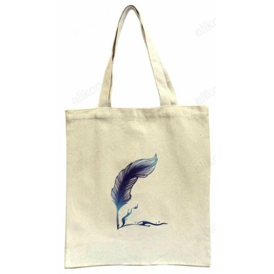 Сумка-шоппер 33х44см Перо