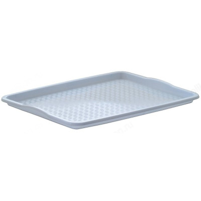 Поднос пластик 445*345*26 голубой