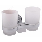 Стакан двойной стеклянный к стене Р2908