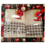 Набор подарочный полотенце кухонное 67*42 2шт лён