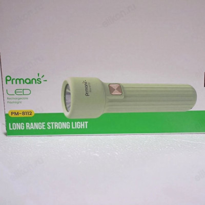 Фонарь ручной PM-8112 аккумуляторный-1