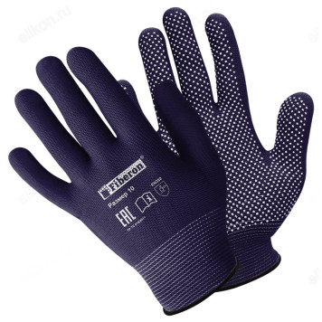 Перчатки полиэстер ПВХ-точка PR-PVC522 р-р L (пара)