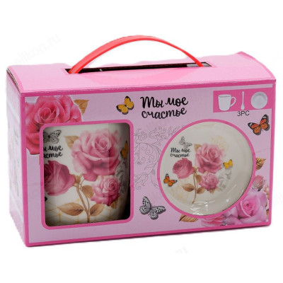 Набор чайный Q-13-2 3пр подарочная упаковка