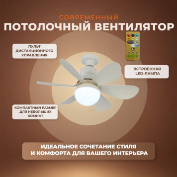 Вентилятор c лампой потолочный Q-3594