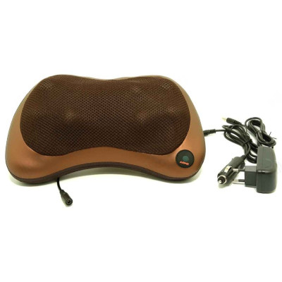 Массажёр-подушка для шеи QV-8028, 8 массажных роликов, 12 Вт-4