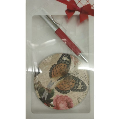 Сувенир зеркало + ручка