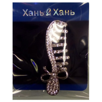 Брошь Расческа