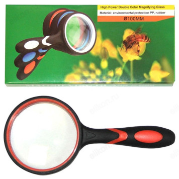 Лупа канцелярская Р24675-4, d-100мм