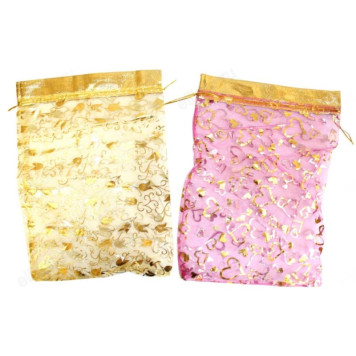 Сувенир мешок-кисет Р709-11, органза, Узоры