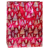 Пакет подарочный 18*23, Р725-4 Елочки