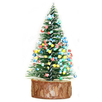 Сувенир елка на подставке Р9224-129, 10см (с украшением)