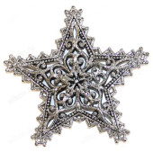 Украшение новогоднее Снежинка Р9224-39, 12 см Украшение новогоднее Снежинка Р9224-39, 12 см