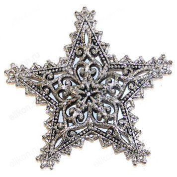 Украшение новогоднее Снежинка Р9224-39, 12 см