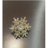 Брошь Снежинки 45мм