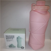 Бутылка для воды складывающаяся силикон 600мл Silicone folfing bottle Бутылка для воды складывающаяся силикон 600мл Silicone folfing bottle