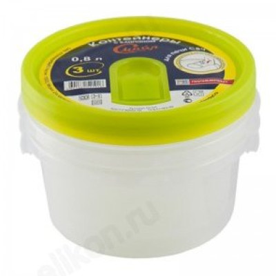 Набор контейнеров для СВЧ С52101 Смайл