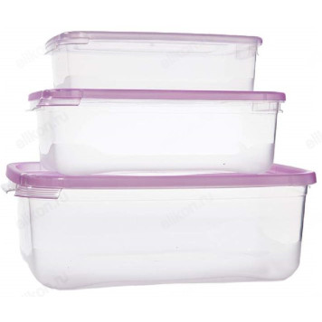Набор контейнеров для СВЧ С59003 3шт 0,7/1,2/2,2л