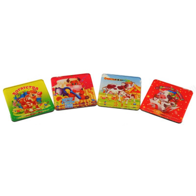 Сувенир магнит стекло S-60 4*4см-1