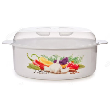 Кастрюля пластик для СВЧ 1,2л С852