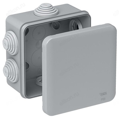 Коробка распределительная открытой установки SE,100x100x50мм IP55