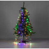 Гирлянда светодиодная Дождик SE-RAIN-200M, 10н по 2м, 200LED, мульти(4цв.), конт