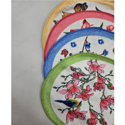 Салфетка микрофибра Цветы СФ-30-2