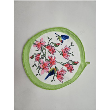 Салфетка микрофибра Цветы СФ-30-3